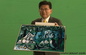 增強現實技術呈現畢加索作品