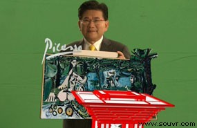 增強現實技術呈現畢加索作品