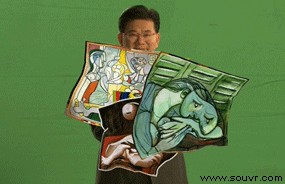 增強現實技術呈現畢加索作品